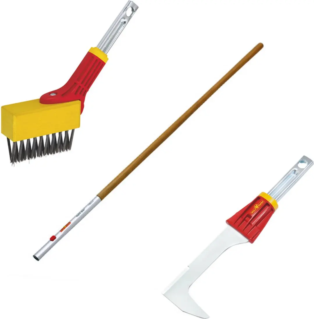 WOLF-Garten Voegenborstel FB-M & Krabber FK-M + Steel ZM 140