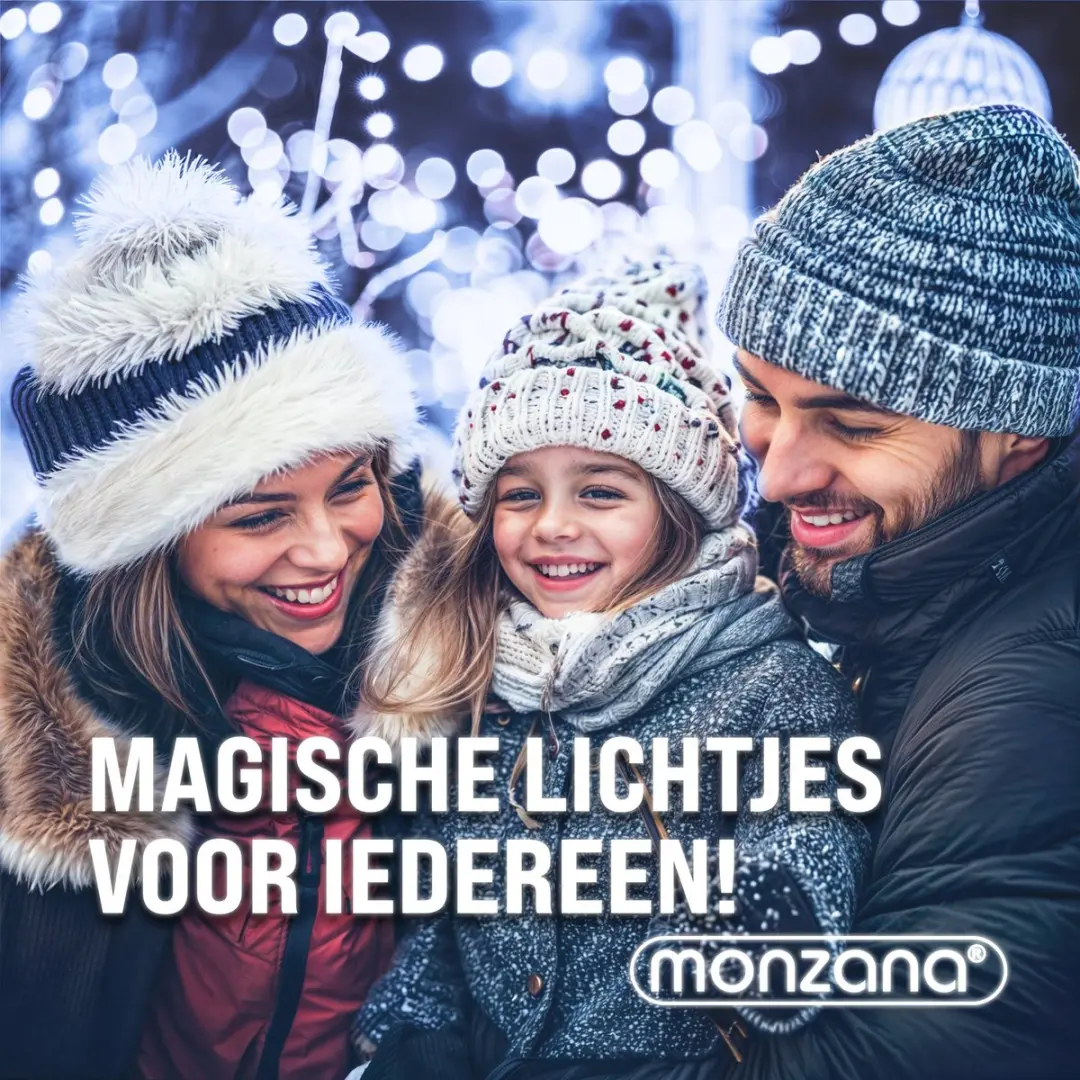 Monzana Lichtsnoer 600 LED 20m - Koel wit