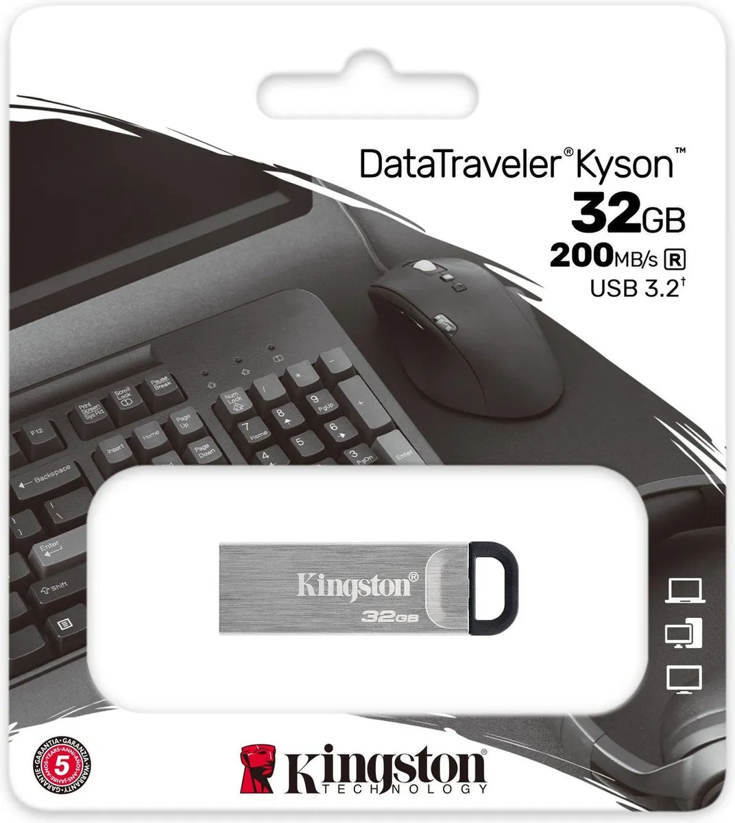 Kingston DataTraveler DTKN USB-stick 32GB - Zilver