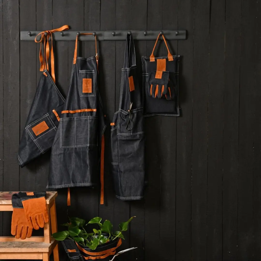 Esschert Design Tuinhandschoenen Katoen Blauw