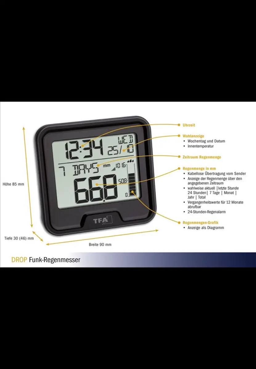 TFA Dostmann Regenmeter - afbeelding 6 van 6