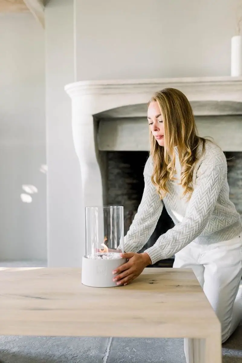 Leeff -  Stonefire - Sfeerhaard - Tuinhaard - White