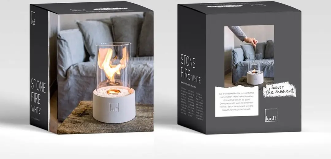 Leeff -  Stonefire - Sfeerhaard - Tuinhaard - White