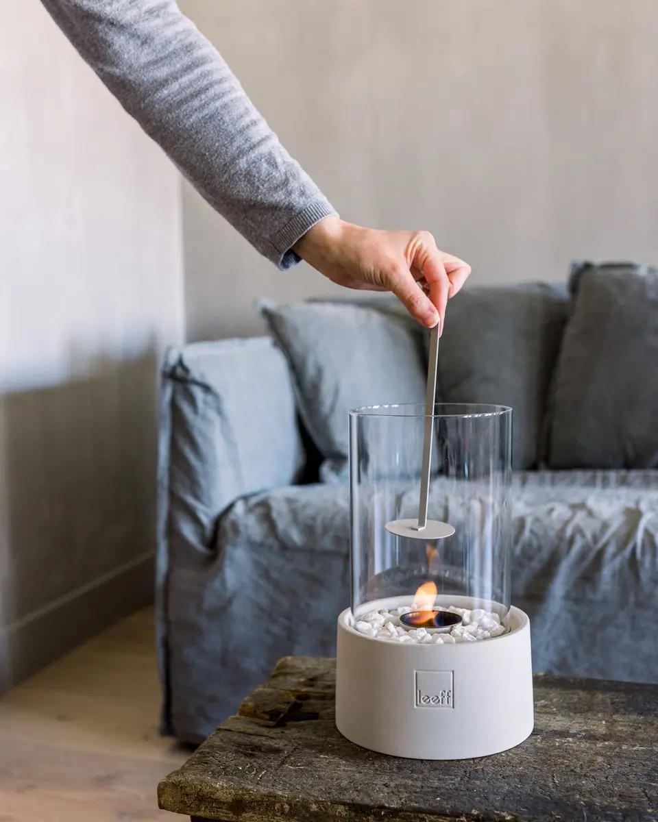 Leeff -  Stonefire - Sfeerhaard - Tuinhaard - White