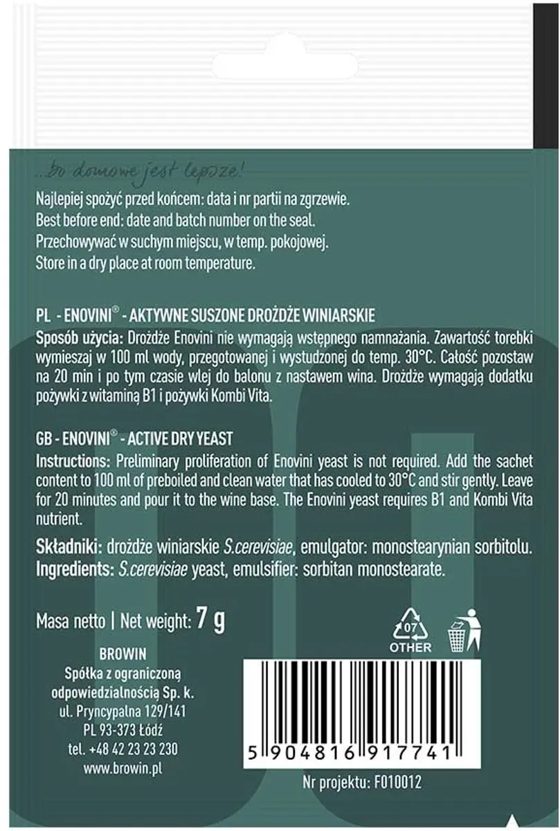 Browin Enovini Serie Wijngist 7g - Universeel