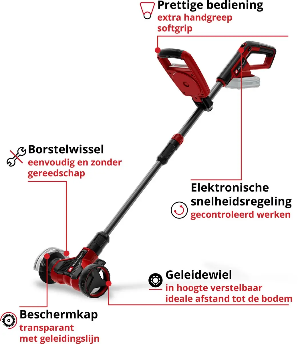Einhell Accu Voegenreiniger GE-CC 18/110 Li Solo - 18V - 1500 t/min - afbeelding 2 van 6