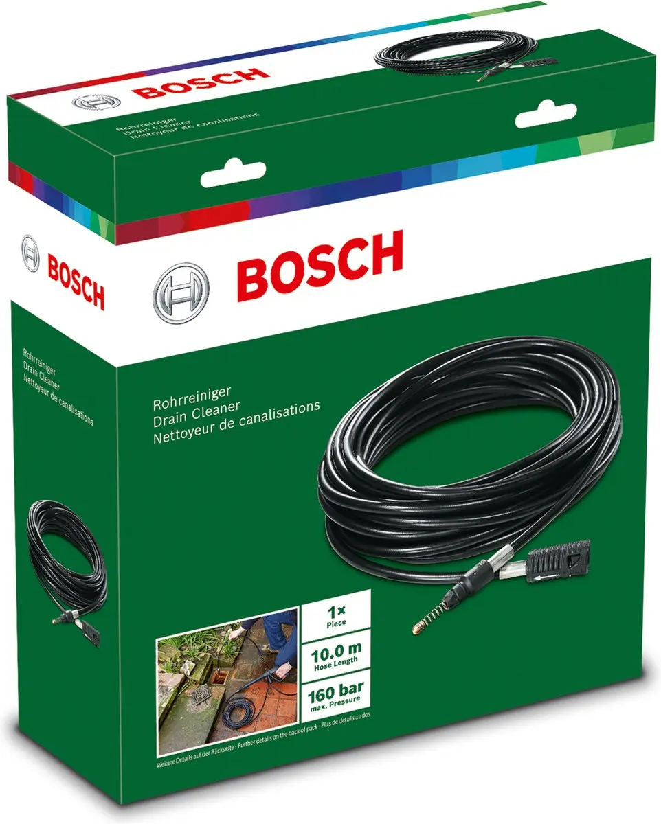 Bosch Rioolreinigingsset 10m - 160 bar