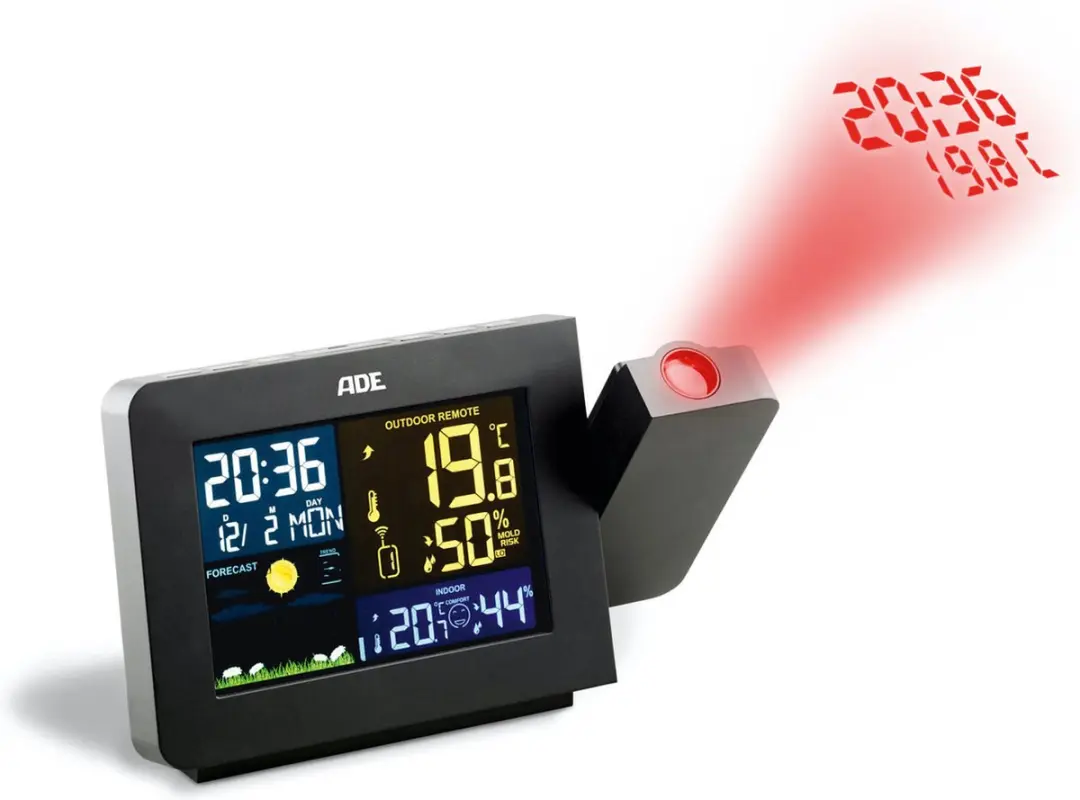 ADE WS1911 Digitaal Weerstation - Zwart