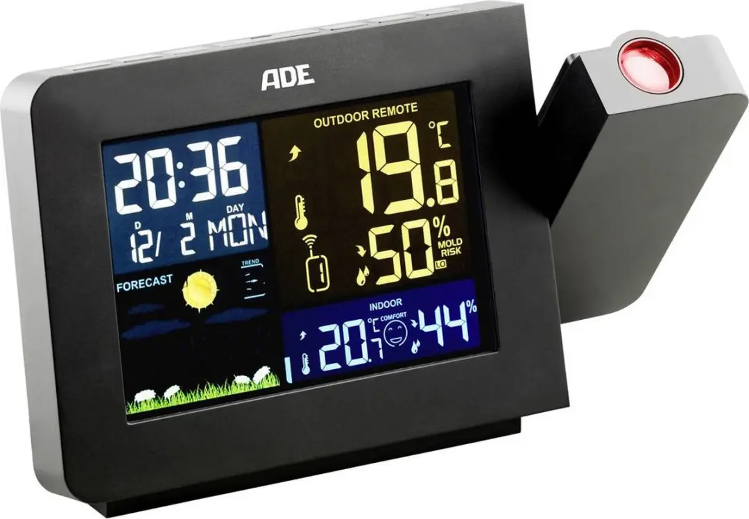 ADE WS1911 Digitaal Weerstation - Zwart