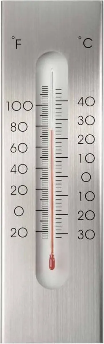 Nature Muurthermometer Aluminium