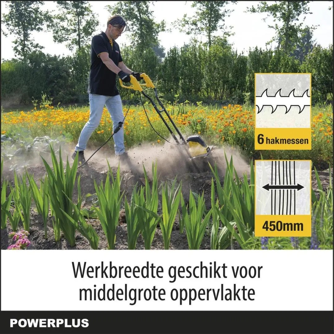 Powerplus POWXG72010 Elektrische Grondfrees 1500W