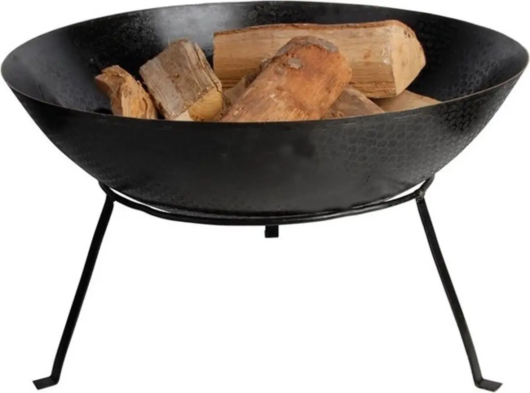 Esschert Design Vuurschaal 60cm - Zwart