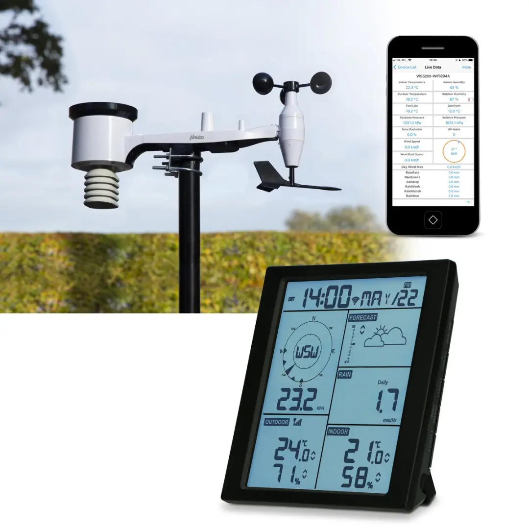 Alecto WS5200 Professioneel WiFi Weerstation
