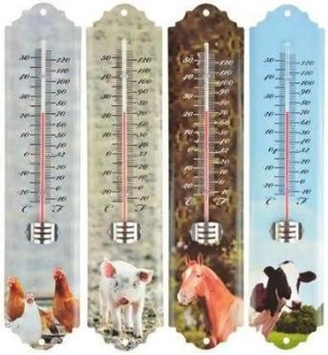 Esschert Design Boerderij Thermometer