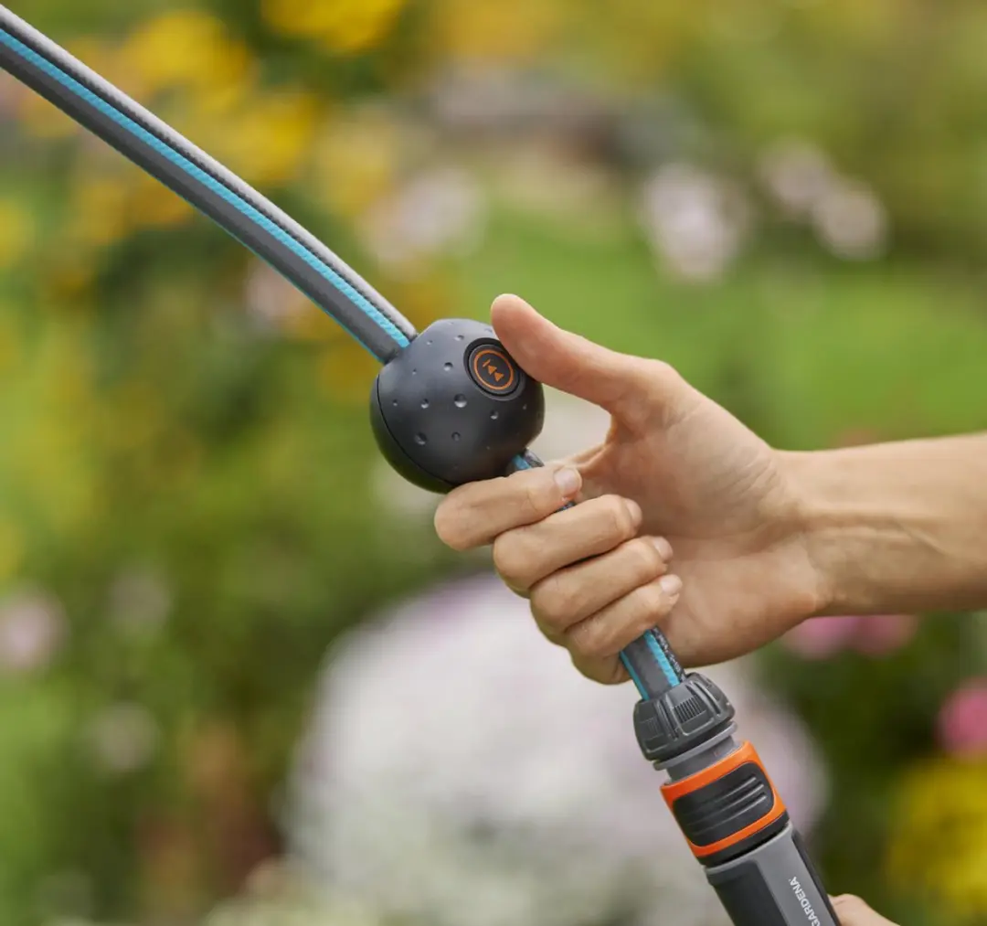 Gardena PowerRoll XL Accu-slanghaspel 40m - Grijs-wit