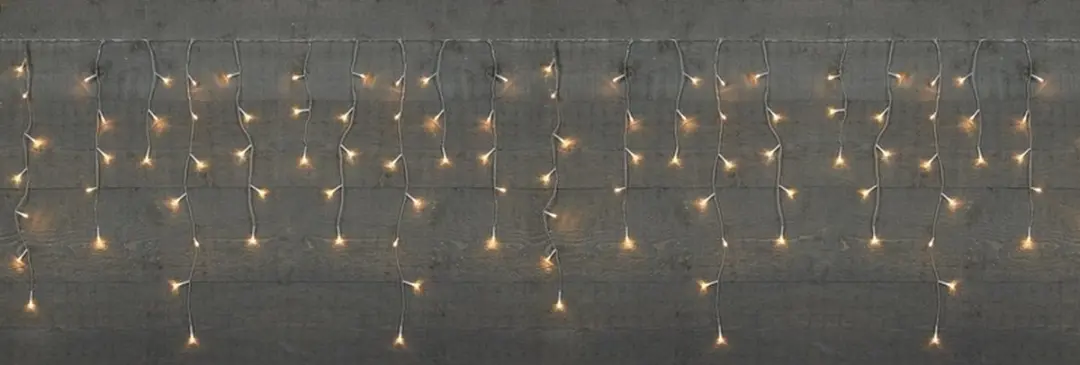 Anna's Collection Kerstverlichting IJspegels 180 Warm Wit - 2x 3,6m