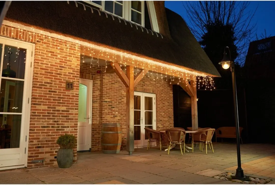 Anna's Collection Kerstverlichting IJspegels 180 Warm Wit