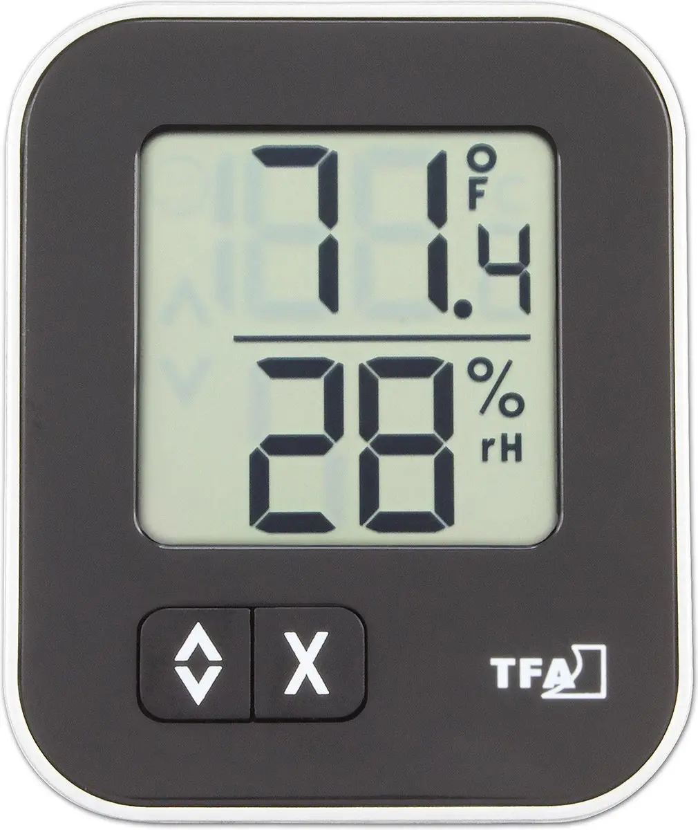 TFA Dostmann Moxx Digitale Thermo-Hygrometer - Zwart