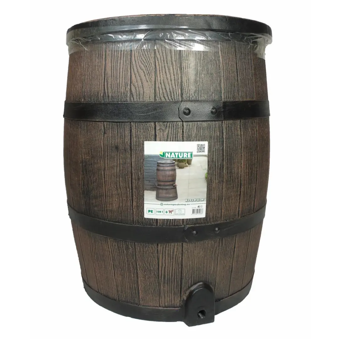 Nature Regenton Whiskyvat 120L - H66 x Ø50,5cm - Houtlook