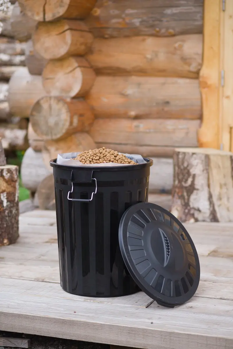 Nature Tuinafvalemmer 80L - Zwart