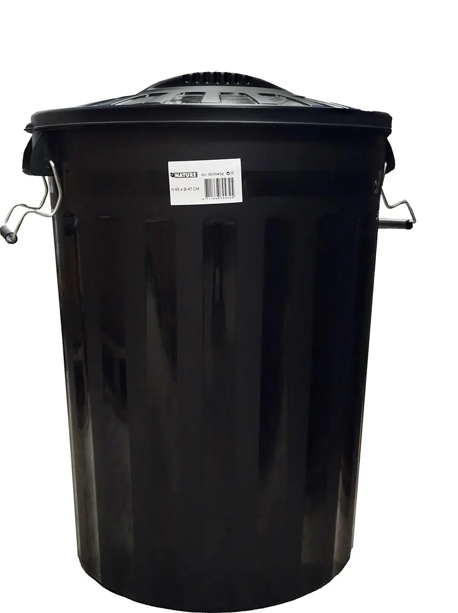Nature Tuinafvalemmer 80L - Zwart
