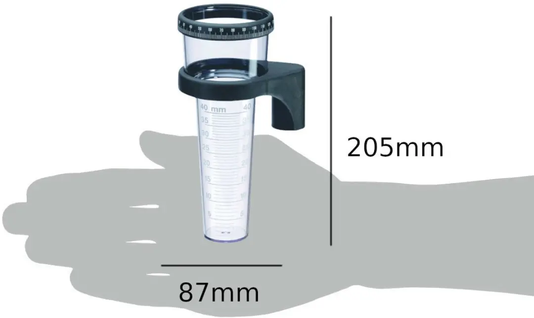 TFA Dostmann Regenmeter Analoge Kunststof 21cm