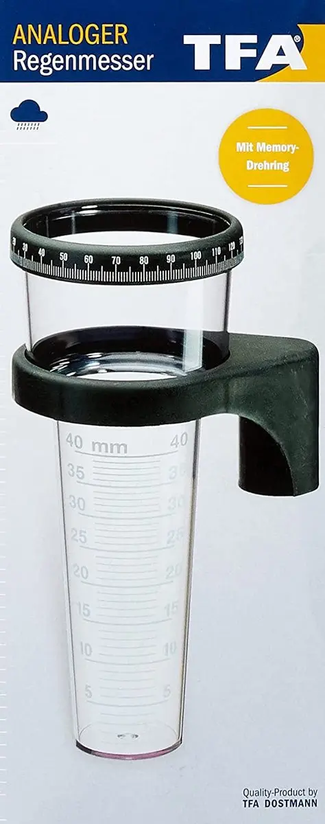 TFA Dostmann Regenmeter Analoge Kunststof 21cm - afbeelding 6 van 6