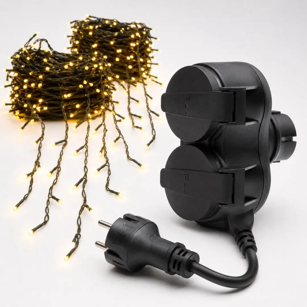 Anna's Collection IJspegelverlichting Lichtsnoer 720 LED - 1440cm Warm Wit - afbeelding 6 van 6