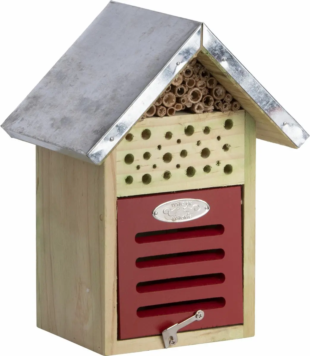 Esschert Design Insectenhotel - 3 Gastenkamers - Multi