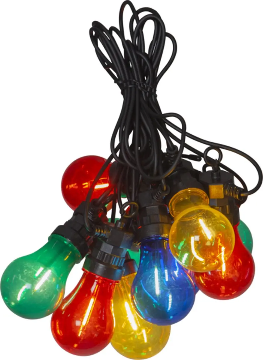 Star Trading Circus LED Lichtketting 10 Stuks - 1,8W Warm Wit - afbeelding 6 van 6