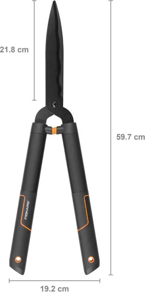 Fiskars Singlestep Heggenschaar 60cm - Gehard staal