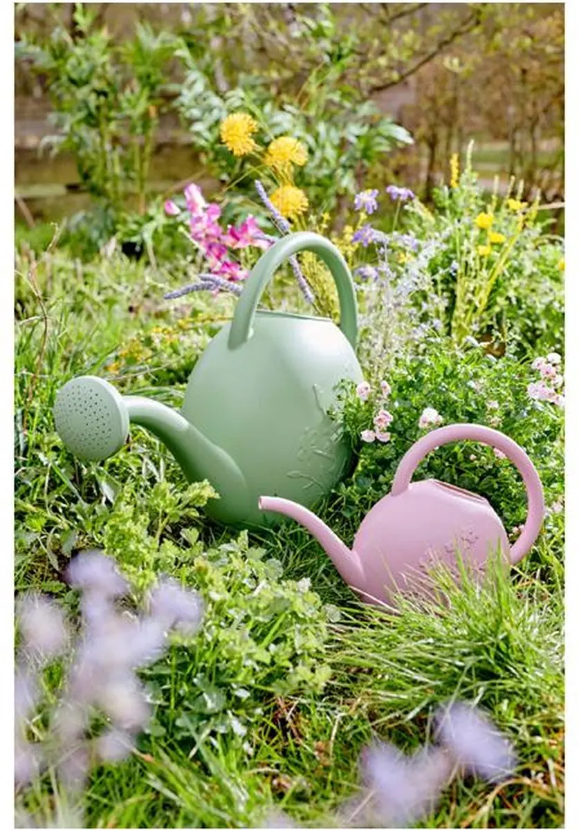 Decoris Gieter Outdoor L52-B21-H38cm Roze 9L