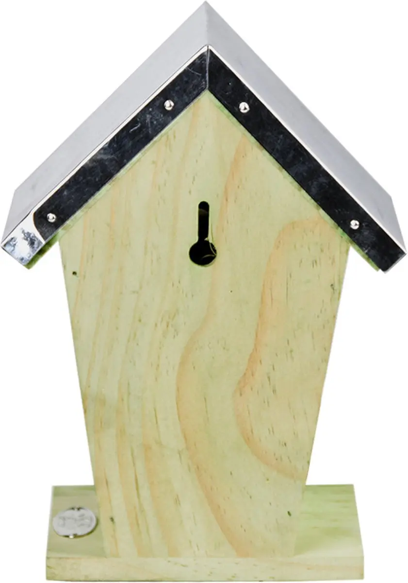 Esschert Design Houten Bijenhotel 12x15x22cm - Bruin
