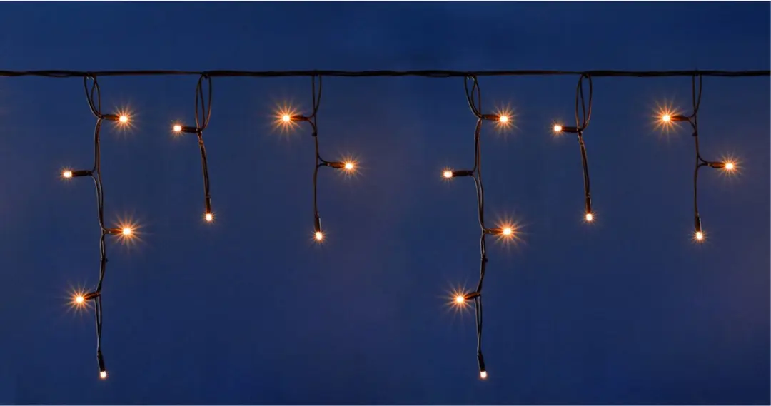 Anna's Collection Kerstverlichting IJspegel 400 Warm Wit - 16m
