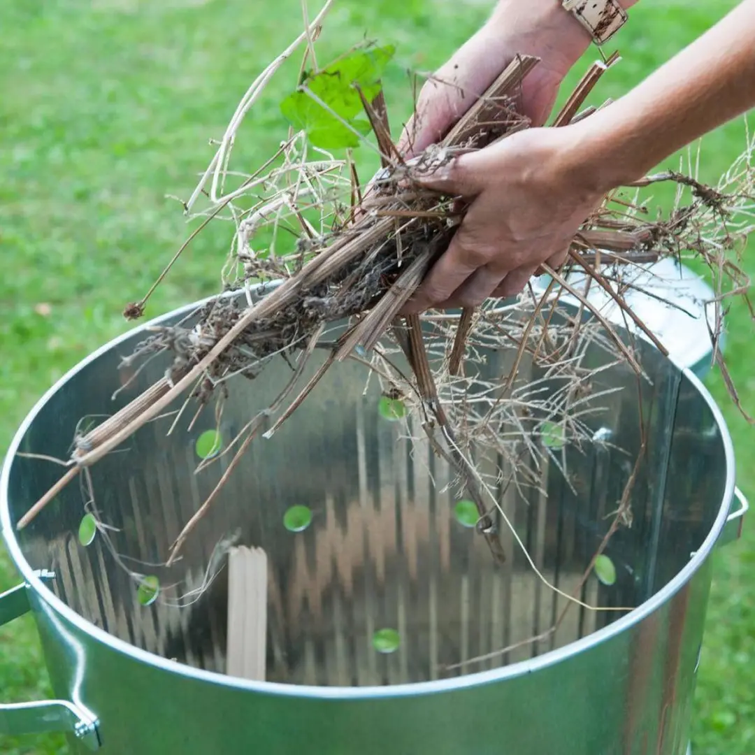 Nature Tuinafvalverbrandingsoven 110L - Grijs