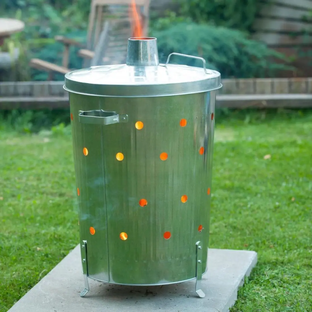 Nature Tuinafvalverbrandingsoven 110L - Grijs
