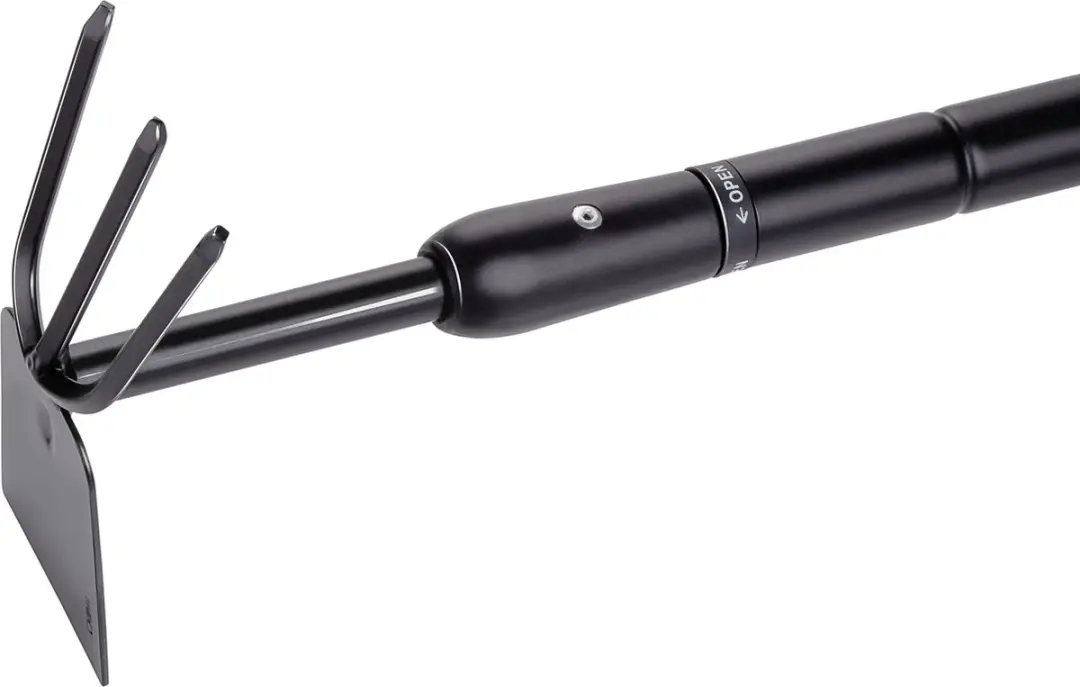 BLACK+DECKER Cultivator met Schoffel 3 Tanden - Verstelbaar 66-101cm - Zwart/Oranje - afbeelding 5 van 6