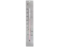 Orion Buitenthermometer Roestvrij Staal 28cm