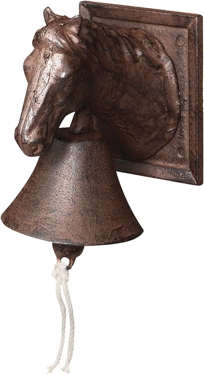 Esschert Design Deurbel Paardenhoofd 18cm