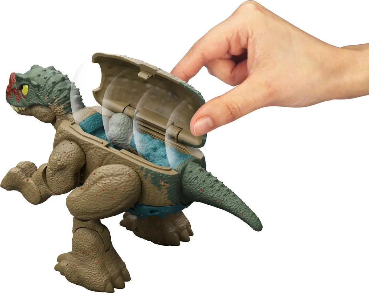 Mattel Jurassic World Fierce Changers Bumpy HVB18 - Ceratosaurus & Ankylosaurus - Blauw/Bruin