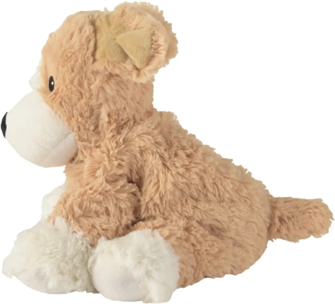 Warmies Puppy Welp Warmteknuffel - Beige/Ecru