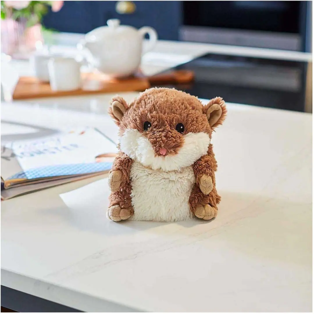 Warmies Magnetronknuffel Hamster - Meerkleurig