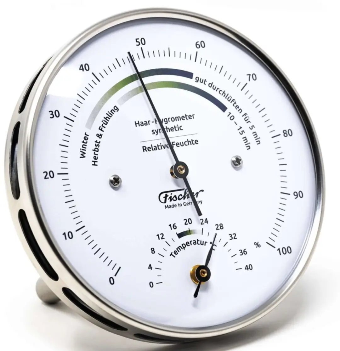 Fischer 122.01HT-01 Woonklimaat-Hygrometer