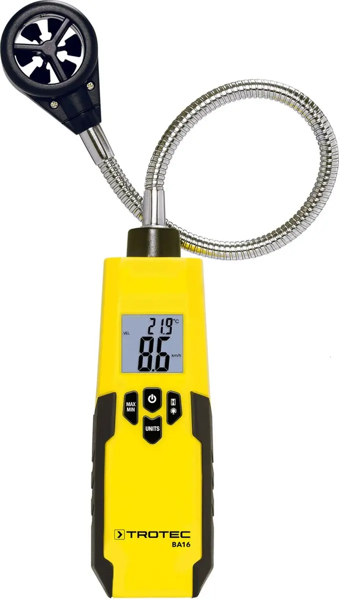 Trotec BA16 Schoepenwiel-Anemometer