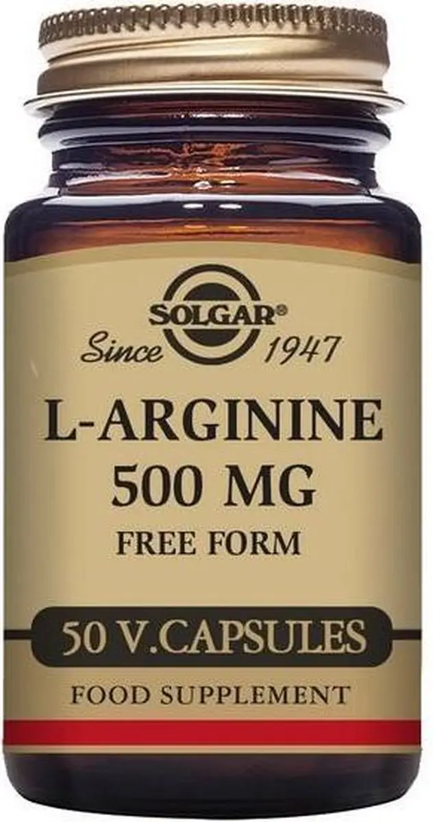 Solgar L-Arginine 500mg - 50 Capsules