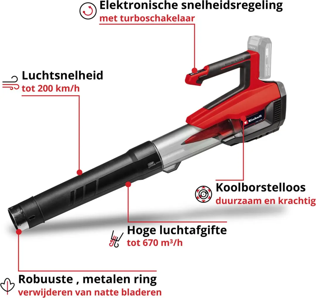 Einhell Professional GP-LB 18/200 Li Solo Accu Bladblazer 200 km/h