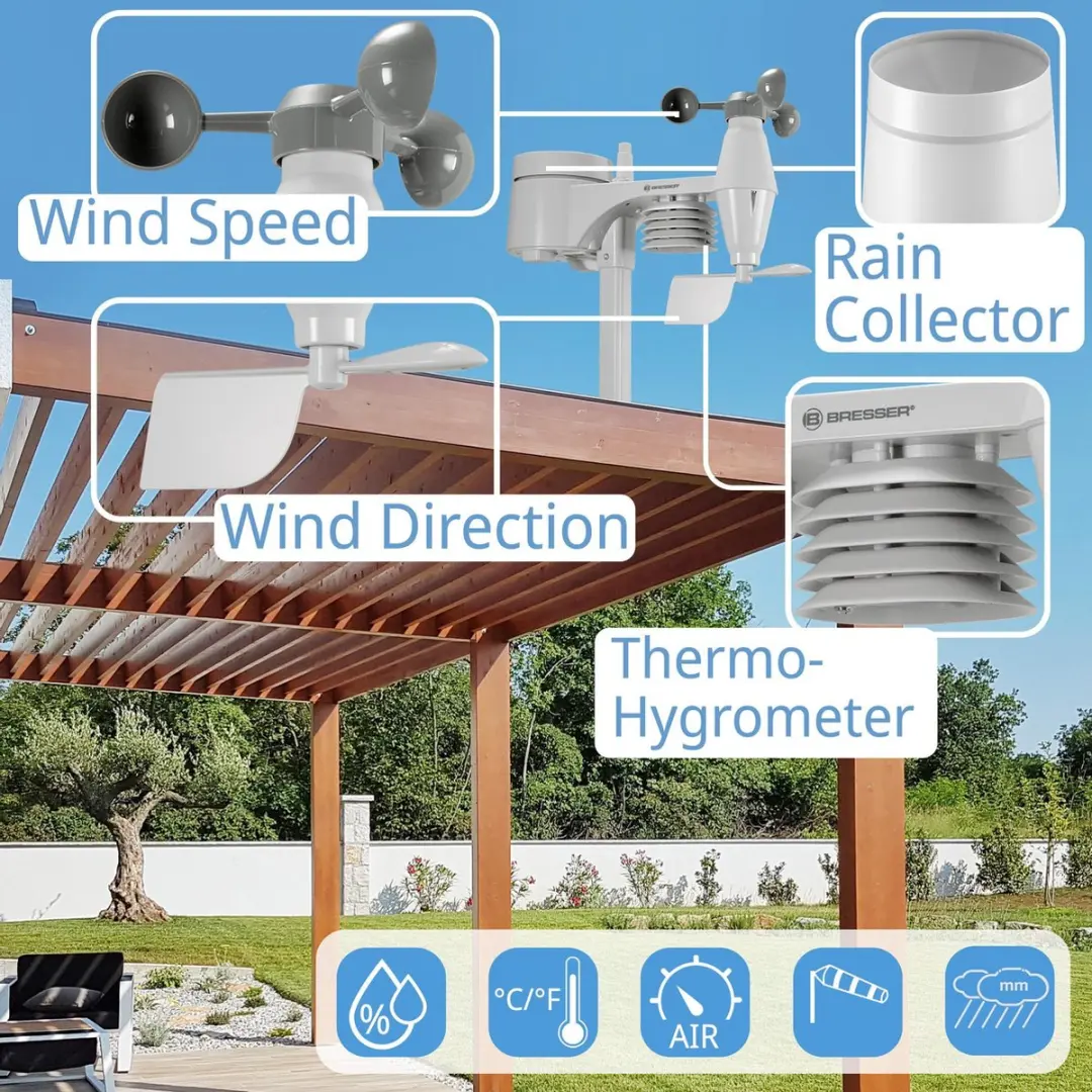 Bresser Weerstation 5-in-1 Grijs