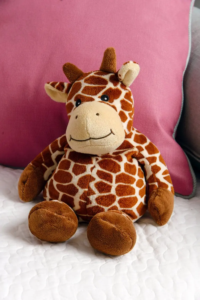 Warmies Giraffe Warmteknuffel - Wit/Bruin