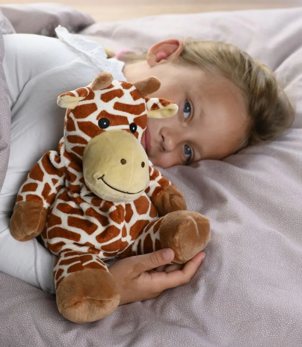 Warmies Giraffe Warmteknuffel - Wit/Bruin