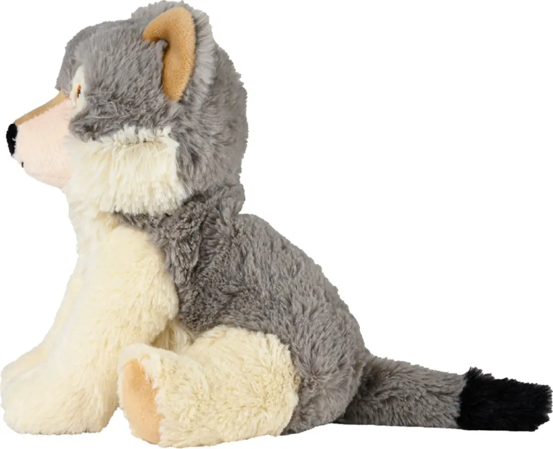 Warmies Knuffel Wolf - 24cm - Grijs